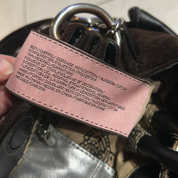 Juicy Couture Black and White Shoulder Bag - Picture 9 of 12